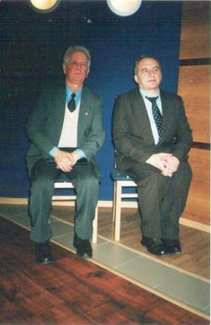 Dwaj nierozłączni przyjaciele z WGiE: Przemek i H.Kminikowski