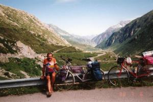 Alpy - w drodze na przełęcz Gotarda