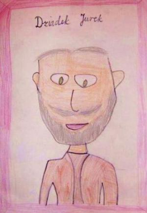 Rysunek Dziadka wykonany przez wnusię Patrysię (7 lat)