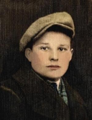 Kolorowana fotografia z młodości - lata 30-te