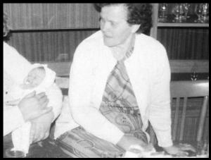 1988 Chrzest wnuczki Marzeny