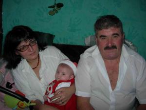 Z mężem i wnuczką Kornelia 2008r