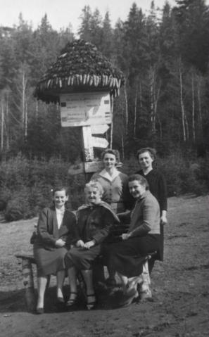 Michalina w sanatorium w Polanicy Zdrój, lata 60.