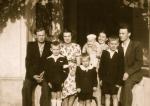 Mama i Tata , Rysiek, Tadeusz i Zbyszek oraz Ciocia Barbara z rodziną 1954