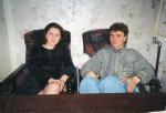 Ania z bratem Krzysiem (dawno temu)