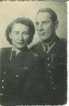 Z żoną Stanisławą, marzec 1952