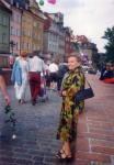 Irena na Warszawskim Starym Mieście, Lato 1999 r