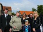 Syn Krzysztof, córka Jolanta, wnuczka Żaneta, żona ZOfia i córka Ewa