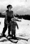 Na nartach z synem, Głodówka, mniej więcej 1956