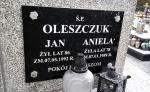 JAN i ANIELA OLESZCZUK - cmentarz Żdzanne 