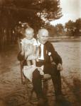Z ojcem Feliksem 1928 r.